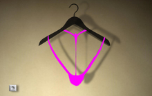 ^^Micro mini string pink^^