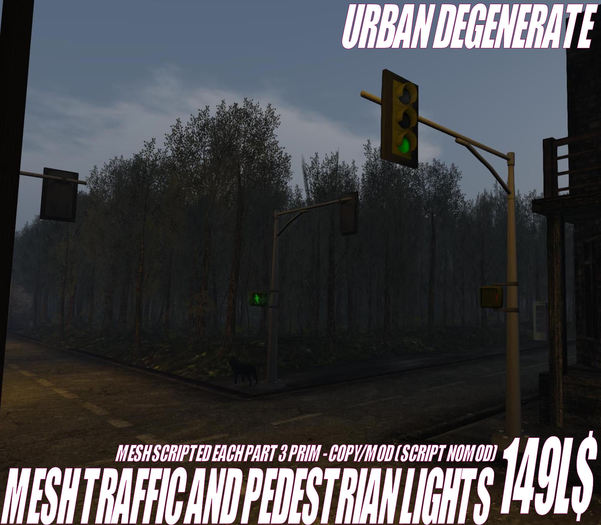 MESH TRAFFIC & PEDESTRIAL LIGHTS