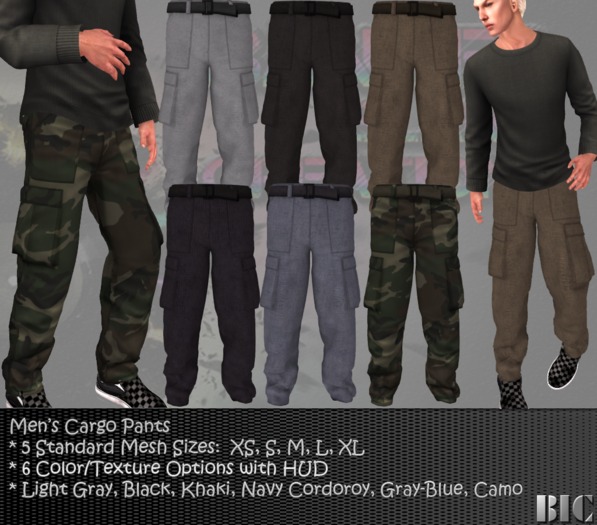 <BIC> Cargo Pants (MESH) DEMO
