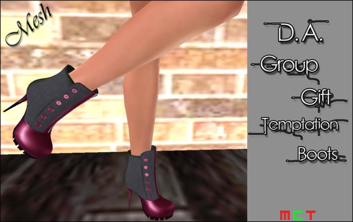 D.A. Temptation Boots{Group Gift January}