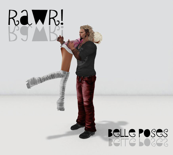 :Belle Poses: Rawr!