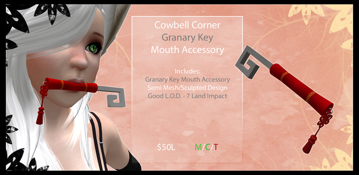 [CC] Granary Key Mouth Accessory (Boxed)