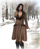 Sophia Coat Brown