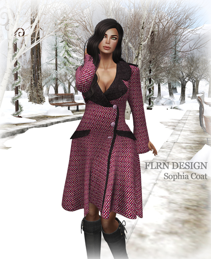 Sophia Coat Pink