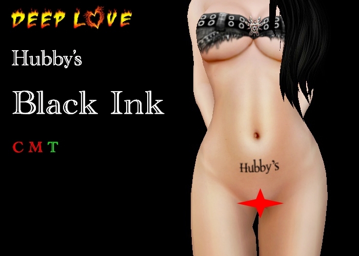 DeepLove :: Hubby's Tattoo (Black) - Transfer