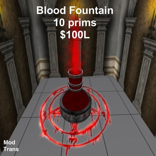 Blood Fountain - 10 prims