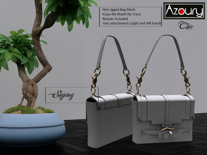 AZOURY - Chic Bag (Skyway)