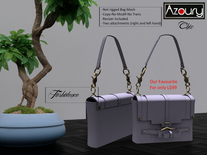 AZOURY - Chic Bag (Turbulence)