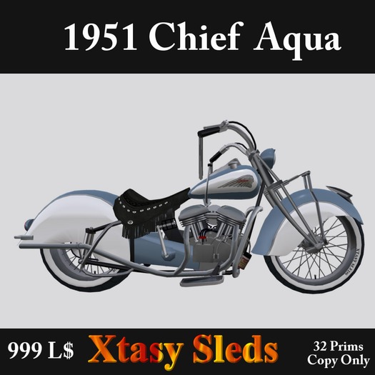 '51 Indian Chief Aqua