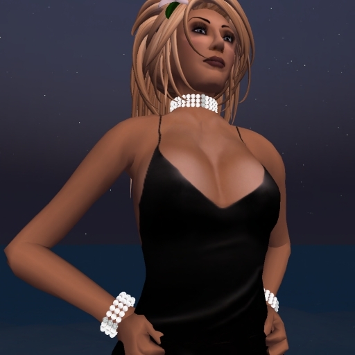 *LL-Designs Necklace/2 Bracelets Set Pearls & Diamonds V1.0*(X)