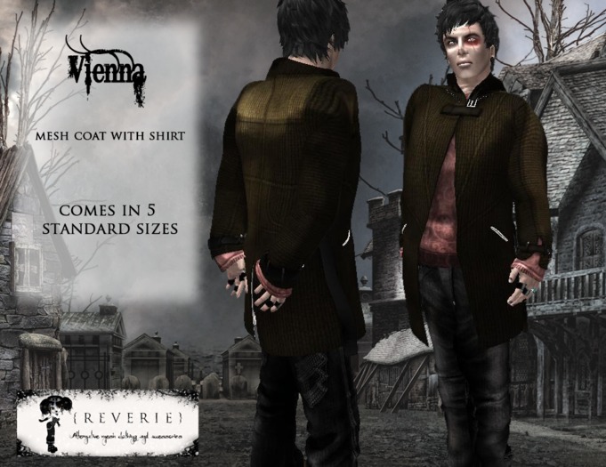 {REVERIE} Mesh Coat - Vienna