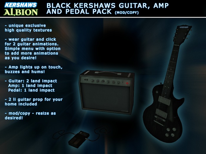 Kershaw Albion: Guitar, Amp and Pedal