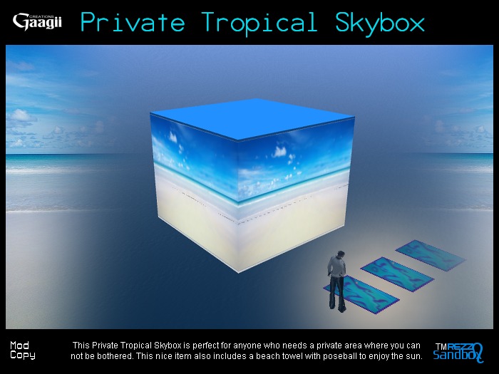 Gaagii 3D - Private Tropical Skybox