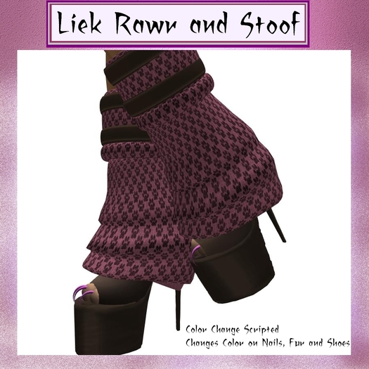 ~LRAS~Droopy Paw Boots/W color Change Hud