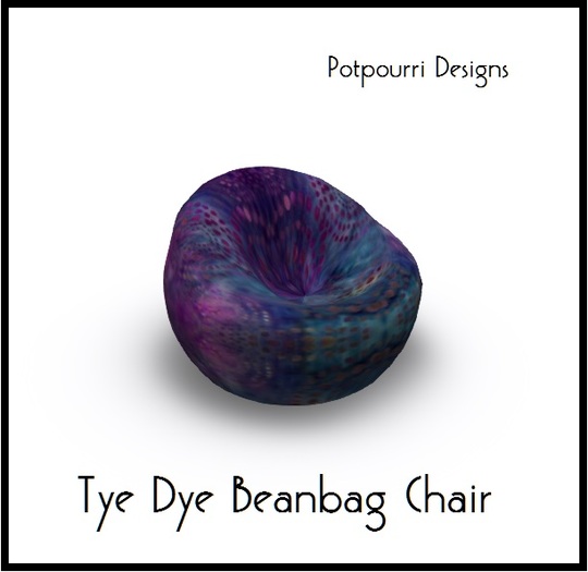 Tye Dye Beanbag Chair (boxed)