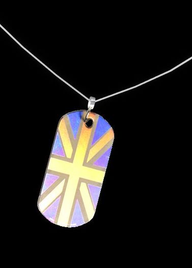 UK Dog Tag Necklas