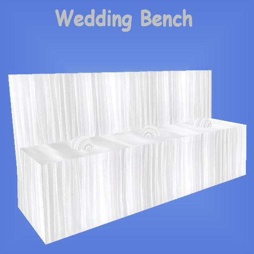 <MS> Decos Wedding Bench (3)