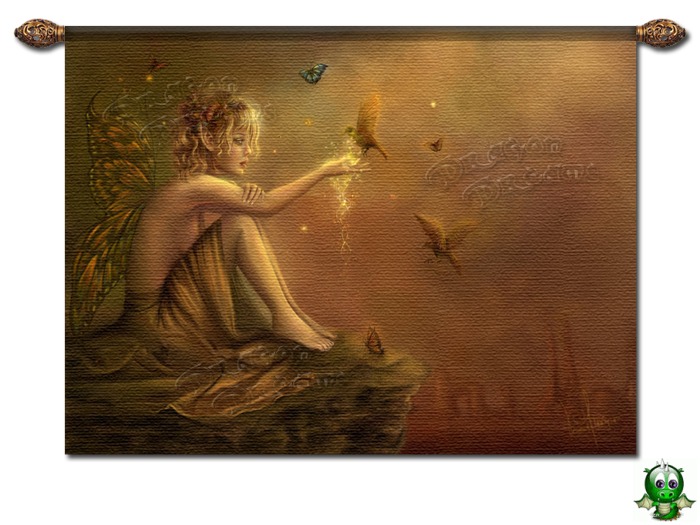 Children of a Feather Tapestry Wall Hanging