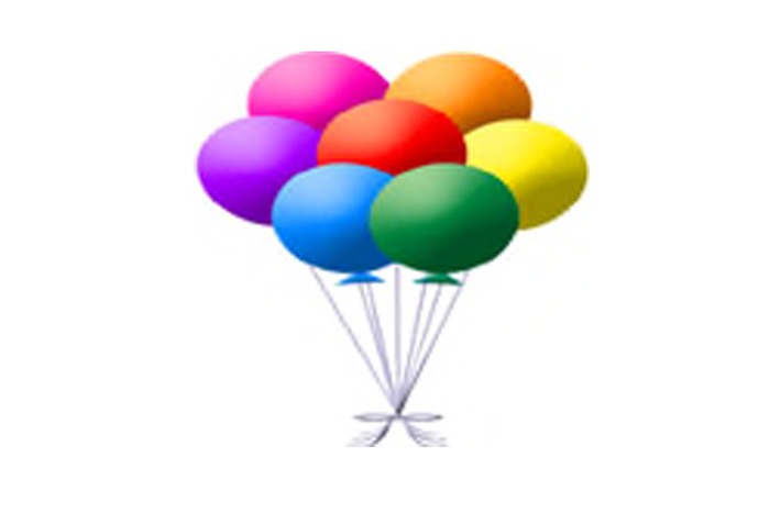 Cheap tip Jar rotates Baloons