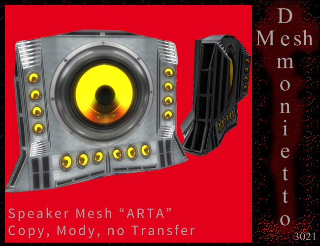 3021 Demonietto Speaker "ARTA" Box