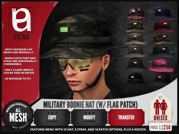 (epia) - Military Boonie Hat 