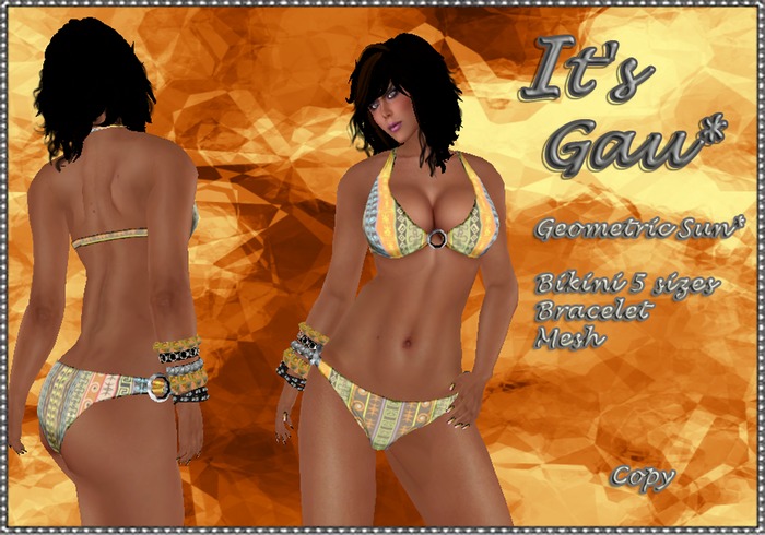*It's Gau*Geometric Sun Bikini