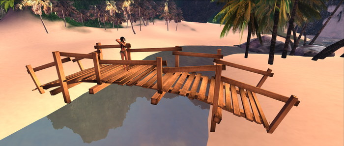 wooden bridge MESH