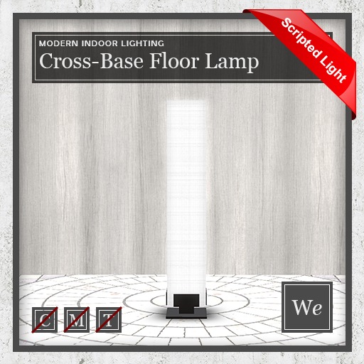 WE Cross-Base Floor Lamp