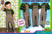 [SKTD] Toddleedoo Gator Full Mesh Overalls LONG