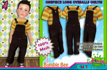 [SKTD] Toddleedoo Bumble Bee Full Mesh Overalls LONG