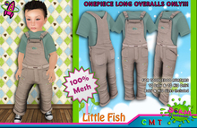 [SKTD] Toddleedoo Little Fish Full Mesh Overalls LONG