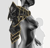 F-CREATION Pauldron Death