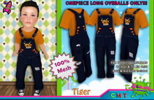[SKTD] Toddleedoo Tiger Full Mesh Overalls LONG