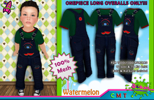 [SKTD] Toddleedoo Watermelon Full Mesh Overalls LONG