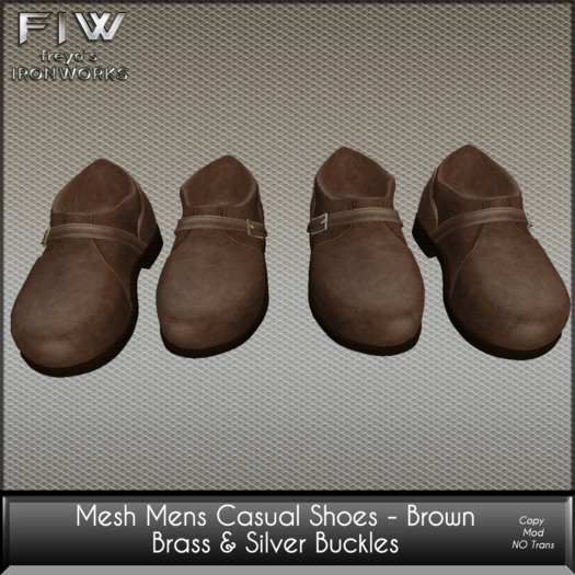 Mesh Men's Casual Shoes - Brown