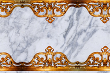 Gold Trim and Marble Seamless Textures