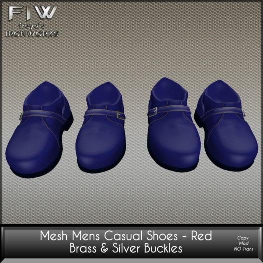 Mesh Men's Casual Shoes - Blue