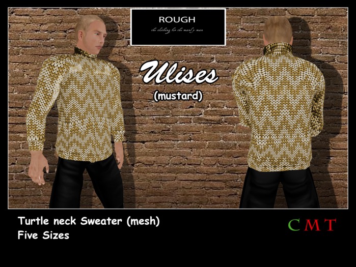*ROUGH* ULISES Sweater  (RED)