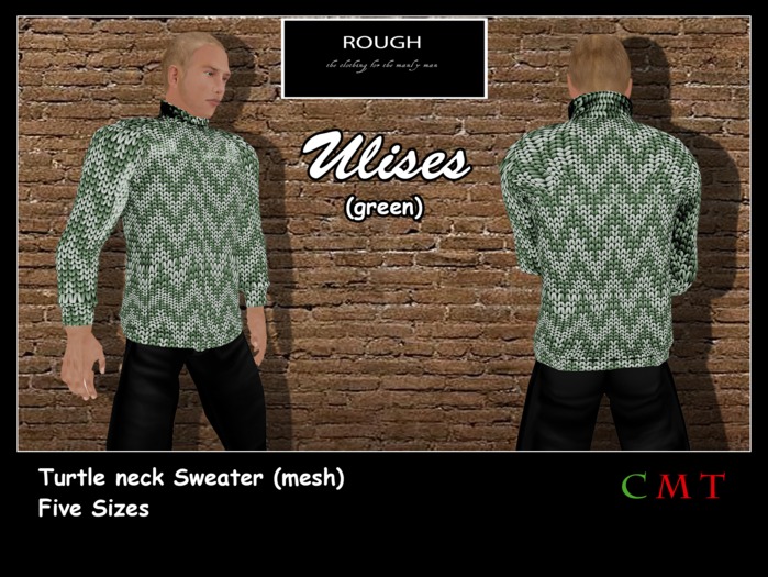*ROUGH* ULISES Sweater  (RED)
