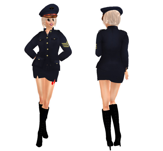 TW>Military Girl Navy