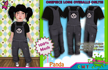 [SKTD] Toddleedoo Panda Full Mesh Overalls LONG