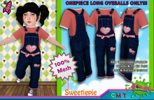 [SKTD] Toddleedoo Sweetiepie Full Mesh Overalls LONG
