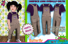 [SKTD] Toddleedoo Butterfly Full Mesh Overalls LONG