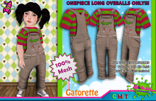 [SKTD] Toddleedoo Gatorette Full Mesh Overalls LONG