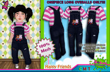 [SKTD] Toddleedoo Happy Friends Full Mesh Overalls LONG