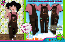[SKTD] Toddleedoo Easter Bunny Full Mesh Overalls LONG