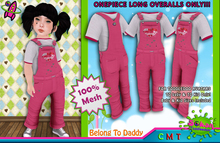 [SKTD] Toddleedoo Belong To Daddy Full Mesh Overalls LONG