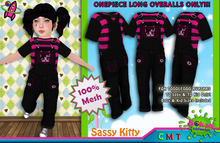 [SKTD] Toddleedoo Sassy Kitty Full Mesh Overalls LONG