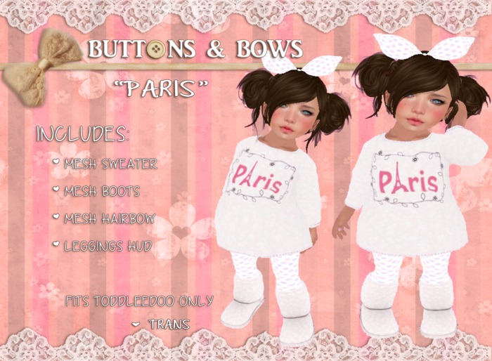 :BB: Paris ToddleeDoo only