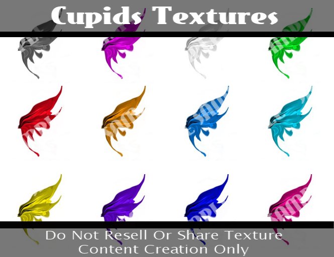 *CUPIDS TEXTURES* 13 Fae Wings Set 2 Textues